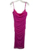House of CB Size Medium Hot pink Polyamide Blend Spaghetti Strap Lace Trim Dress Hot pink / Medium
