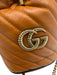 Gucci Chestnut Brown Leather Gold hardware Chain Bucket Dustbag Inc. Bag Chestnut Brown / Small