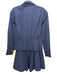 Derek Lam 10 Crosby Size 6 Navy Blue Polyester & Cotton Tiered Skirt Dress Navy Blue / 6