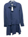 Derek Lam 10 Crosby Size 6 Navy Blue Polyester & Cotton Tiered Skirt Dress Navy Blue / 6