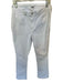 Paige Size 30 White Cotton Blend High Waist Bootcut Jeans White / 30
