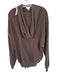 Alo Size Est L Brown Ribbed Hood Oversized Hoodie Brown / Est L