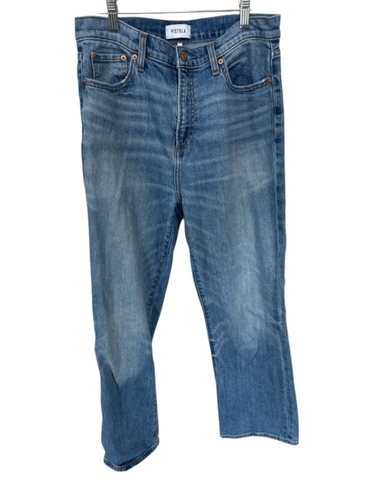 Pistola Size 29 Light Wash Cotton Straight Leg Jeans Light Wash / 29