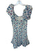 Loveshackfancy Size L floral Cotton Smocked Mini Short Sleeve Dress floral / L