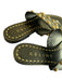 Celine Shoe Size 35.5 Black Leather Brass Stud Thong sandal Gladiator Shoes Black / 35.5