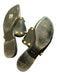 Celine Shoe Size 35.5 Black Leather Brass Stud Thong sandal Gladiator Shoes Black / 35.5