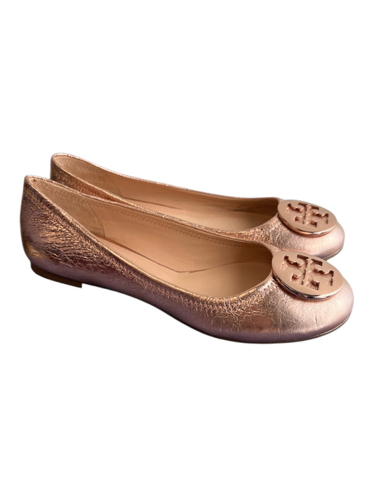 Tory Burch Shoe Size 7.5 Blush Pink Leather Upper Round Toe Flat Shoes Blush Pink / 7.5