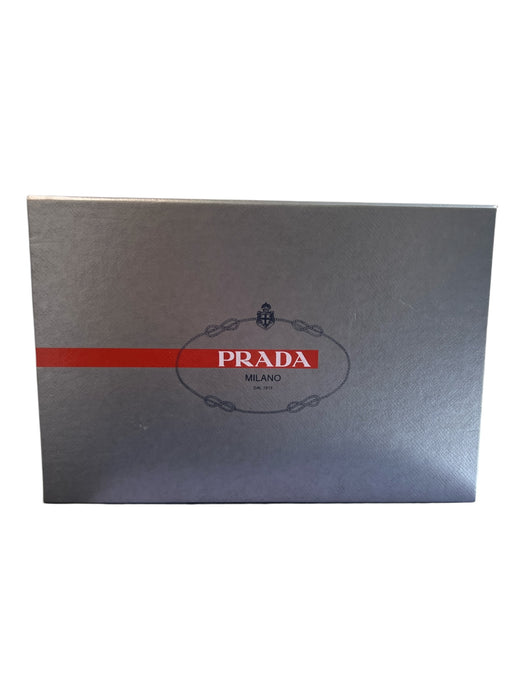Prada Shoe Size 37 Light Blush Patent Leather Cork Base Open Toe Wedge Shoes Light Blush / 37