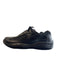 Prada Shoe Size 36.5 Black Leather Mesh Detail Round Toe Lace Up Sneaker Shoes Black / 36.5