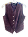 Gucci Size 42 Brown Pelle leather cuir & seta silk Suede Sleeveless Vest Top Brown / 42