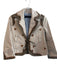 Dsquared Size 38 Beige & Brown 100% Cotton Long Sleeve Lapel Blazer Jacket Beige & Brown / 38