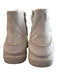 Zadig & Voltaire Shoe Size 36 White 100% Leather Round Toe Side Zip Shoes White / 36