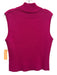 St John Size XL Hot pink Wool Blend Sleeveless Ribbed turtle neck Top Hot pink / XL