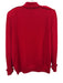St John Collection Size Medium Red Wool Blend Long Sleeve Epaulettes Sweater Red / Medium