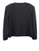 St John Collection Size 14 Dark Gray Wool Blend Long Sleeve Stitch Detail Jacket Dark Gray / 14