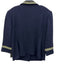 St John Collection Size 14 Navy blue & green Wool Blend 3/4 Sleeve Jacket Navy blue & green / 14