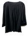 St John Size Large Black, Silver, Gold Silk Blend Long Sleeve Embellished Top Black, Silver, Gold / Large