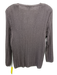 St John Sport Size XL Taupe Purple Wool Blend Long Sleeve Ribbed Knit Top Taupe Purple / XL