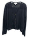 St. John Collection Size 16 Black No Fabric Tag Rib Knit Gold Buttons Sweater Black / 16