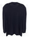 St John Basics Size L Navy blue & gold Wool Knit Button Detail Cardigan Navy blue & gold / L