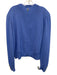 St John Collection Periwinkle Blue Wool Knit Embroidered Design Tank Jacket Set Periwinkle Blue / XL/16