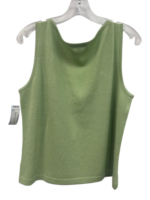 St John Size L Sage green Wool Sleeveless Knit Tank Top Sage green / L