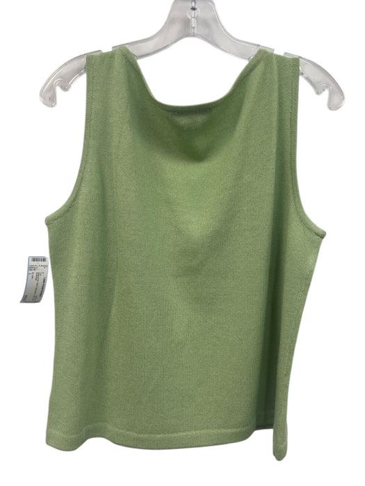 St John Size L Sage green Wool Sleeveless Knit Tank Top Sage green / L