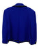 St John Collection Size L Royal Blue Wool Short Sleeve Ribbed Mock Turtle Top Royal Blue / L