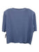 St. John Collection Size 14 Light Blue Wool & Rayon Short Sleeve V Neck Cardigan Light Blue / 14