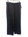 St. John Size M Gray Wool & Rayon Elastic Waistband Knit Wide Leg Pants Gray / M