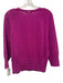 St. John Sport Size L Fuschia Purple Wool & Rayon 3/4 Sleeve Knit Cardigan Fuschia Purple / L