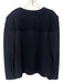 St. John Collection Size XL Navy Blue Wool & Rayon Long Sleeve Textured Cardigan Navy Blue / XL