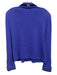 St. John Sport Size L Blue & Black Wool & Rayon Long Sleeve Cable Knit Jacket Blue & Black / L