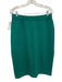 St. John Collection Size M/12 Teal Green Wool & Rayon Sleeveless Tank Skirt Set Teal Green / M/12