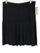 St. John Basics Size M Dark Brown Wool & Rayon Pleated Elastic Waist Skirt Dark Brown / M