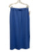 St John Evening Size 12/14 Periwinkle Blue Wool Blend Square Neck Maxi Skirt Set Periwinkle Blue / 12/14