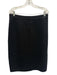 St John Evening Size 12/14 Black Wool Blend Elastic Waist Sequinned Skirt Set Black / 12/14