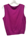 St John Sport Size Large Magenta Pink Wool Blend Sleeveless Knit Ribbed Top Magenta Pink / Large