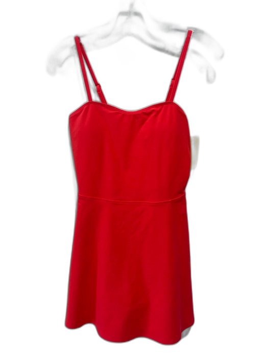 Alo Size M Red Polyester Sleeveless Athletic Cups Dress Red / M