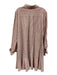 Tuckernuck Size XXL Red & White Linen & Cotton Striped 1/2 Button Dress Red & White / XXL
