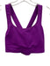 Athleta Size L Purple Synthetic Sleeveless Athletic Ribbed Top Purple / L