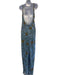 Mac Duggal Size 18 Blue Multi Polyester Sequined Back Slit Sleeveless Gown Blue Multi / 18