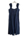 Tuckernuck Size XXXL Navy Cotton Sleeveless stretch back panel Pockets Dress Navy / XXXL