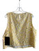 Tuckernuck Size XXL Yellow & White Cotton Blend Lined Sleeveless Floral Top Yellow & White / XXL