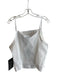 Tuckernuck Size XXL White Cotton Adjustable Spaghetti Straps Square Neck Top White / XXL