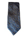 Canali Blue & Gold Silk All Over Print Men's Tie Blue & Gold