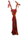 Show Me Your Mumu Size M Orange & Multi Polyester Abstract Floral Dress Orange & Multi / M