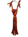 Show Me Your Mumu Size M Orange & Multi Polyester Abstract Floral Dress Orange & Multi / M