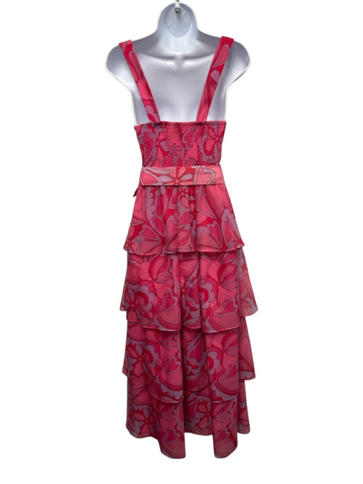 Show Me Your Mumu Size S Mixed Pinks Polyester Abstract Heart Print Dress Mixed Pinks / S