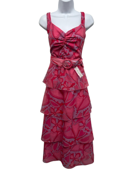 Show Me Your Mumu Size S Mixed Pinks Polyester Abstract Heart Print Dress Mixed Pinks / S